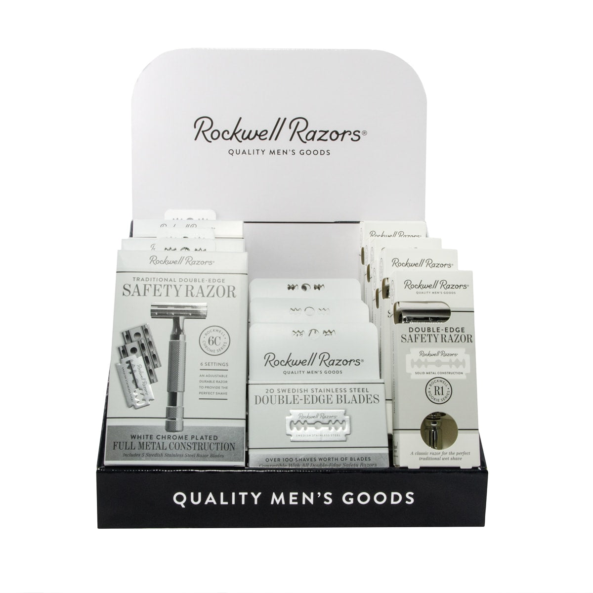 Rockwell Shave Display Bundle - BarberSupplies Canada