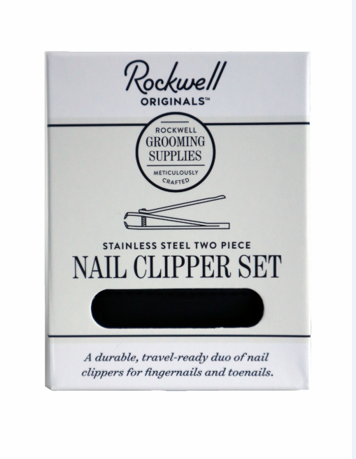 Rockwell Razors Stainless Steel Nail Clipper Set - BarberSupplies Canada