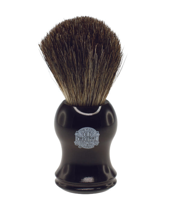 Progress Vulfix Pure Badger Shaving Brush, Black Handle - BarberSupplies Canada