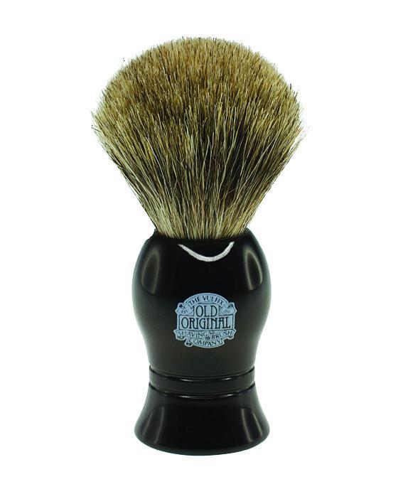 Progress Vulfix Pure Badger Shaving Brush, Black Handle - BarberSupplies Canada