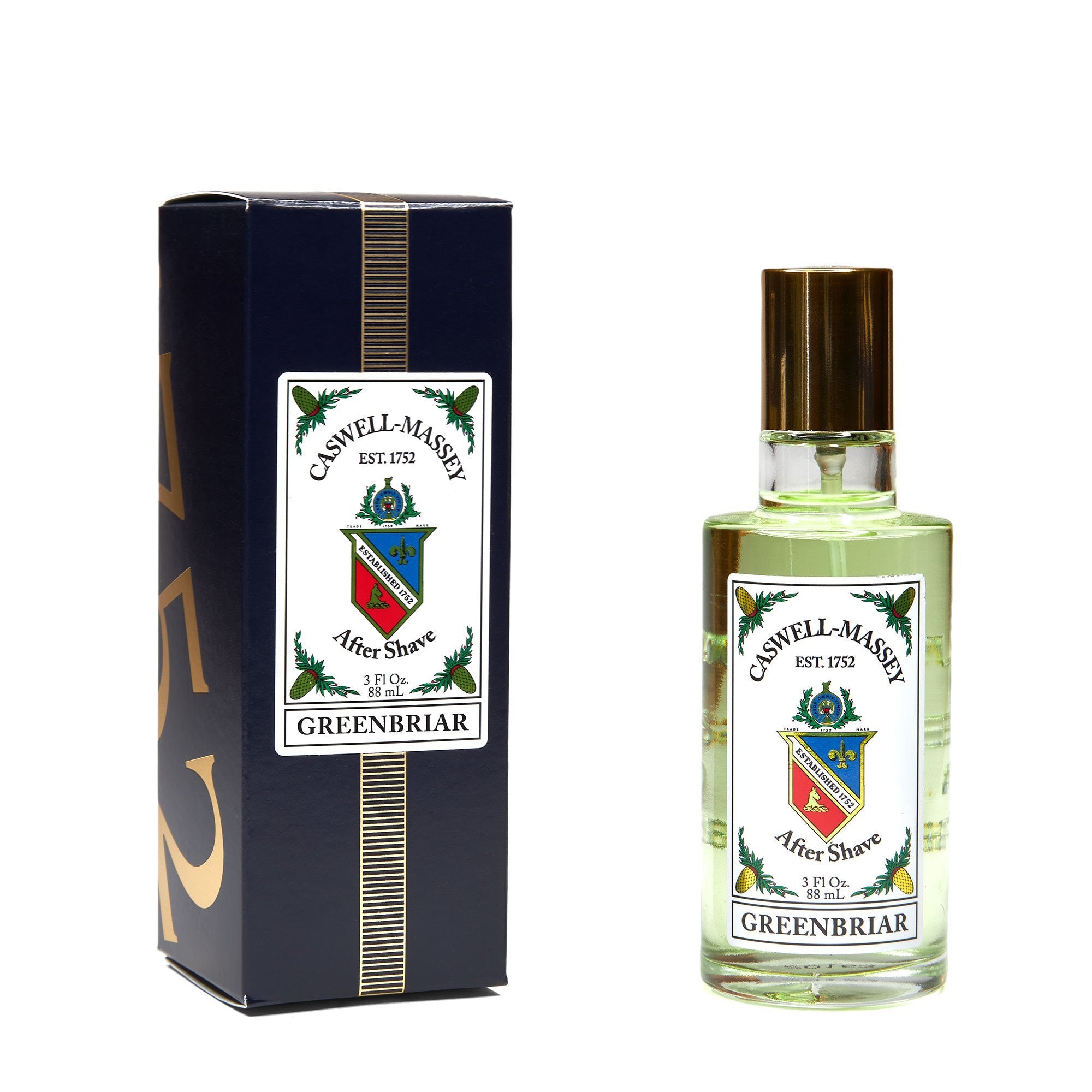 Caswell Massey Gold Cap Greenbriar After Shave - BarberSupplies Canada