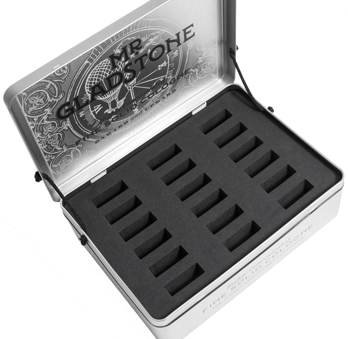 Mr. Gladstone Solid Cologne Empty Retail Display - BarberSupplies Canada