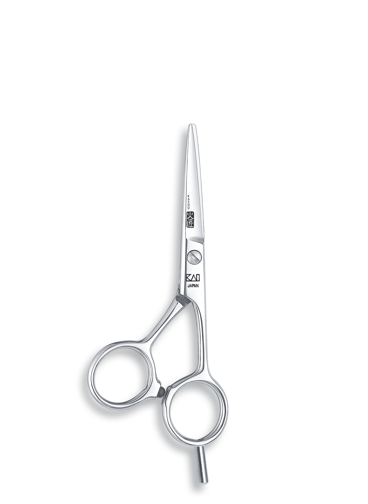Kasho Japanese 4.5 in. Blue Series Shear Premium Stainless Offset Barbershop & Salon Cutting Scissors - BarberSupplies Canada