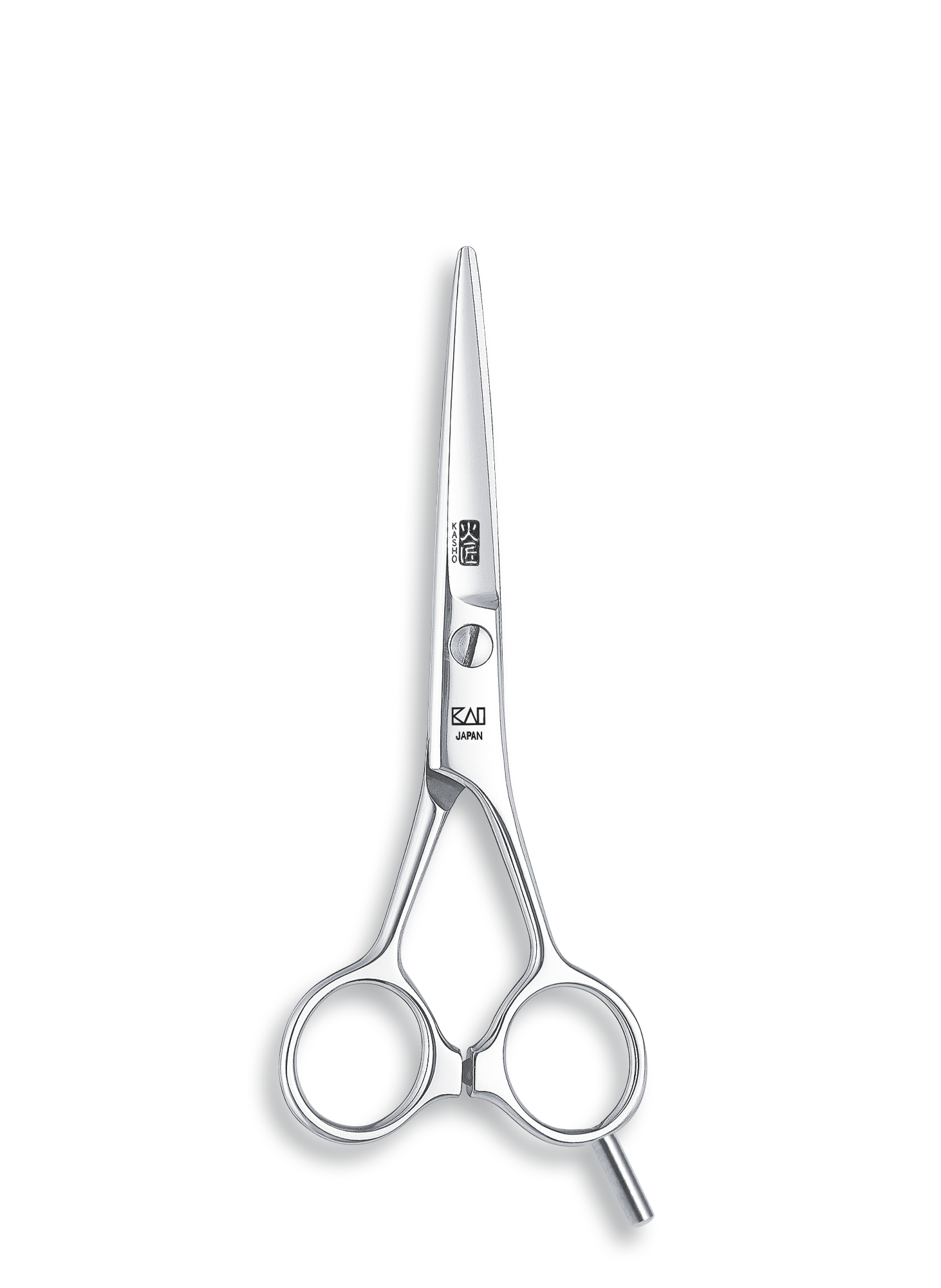 Kasho Japanese 6.0 in. Blue Series Shear Premium Stainless Straight Barbershop & Salon Cutting Scissors - BarberSupplies Canada