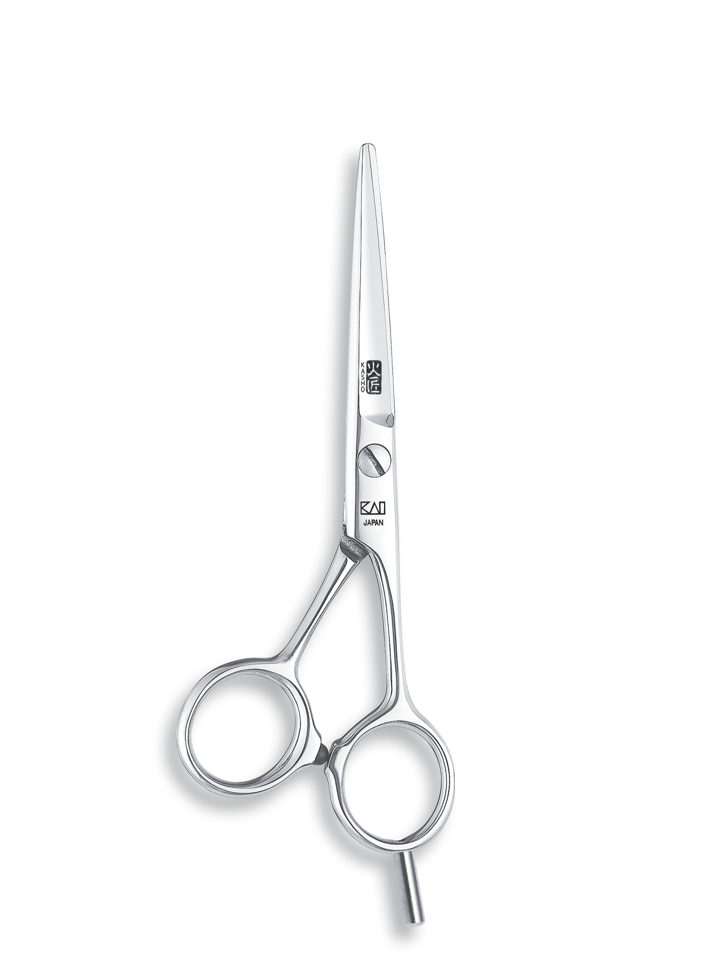 Kasho Japanese 5.5 in. Blue Series Shear Premium Stainless Offset Barbershop & Salon Cutting Scissors - BarberSupplies Canada