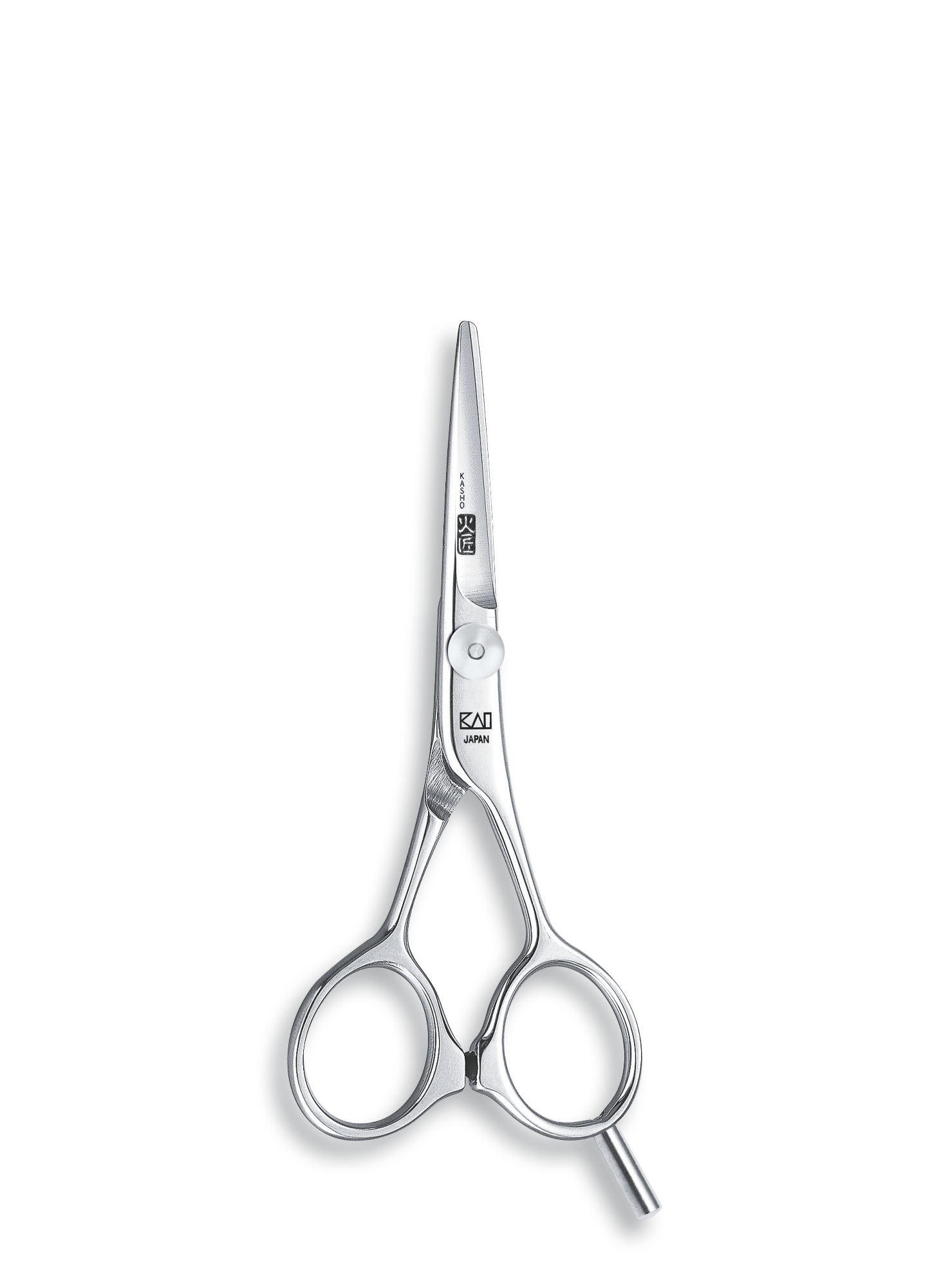 Kasho Japanese 4.5 in. Design Master Shear Premium Stainless Straight Barbershop & Salon Scissors - BarberSupplies Canada