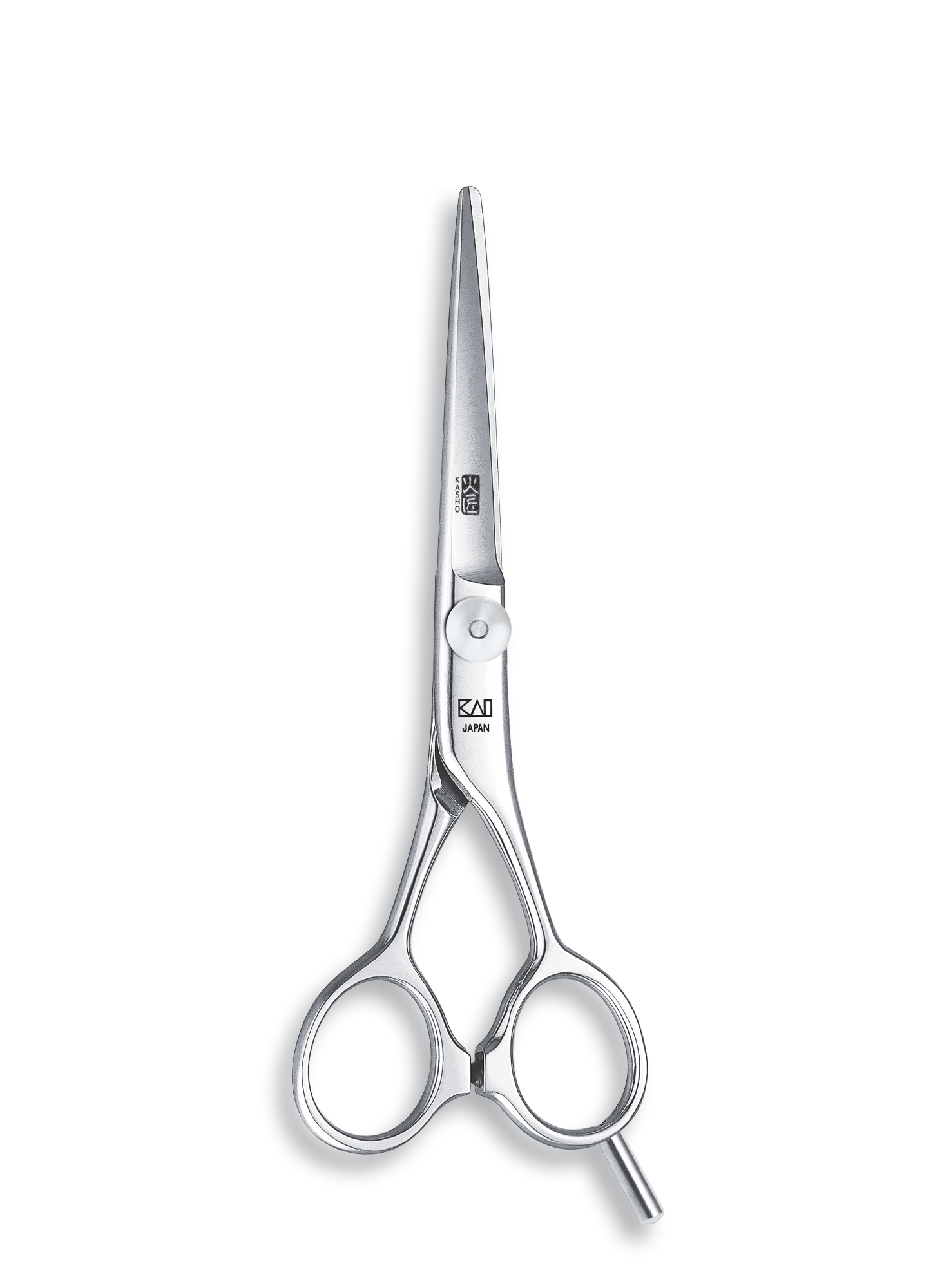 Kasho Japanese 5.5 in. Design Master Shear 5.5 in. Premium Stainless Straight Barbershop & Salon Cutting Scissors - BarberSupplies Canada