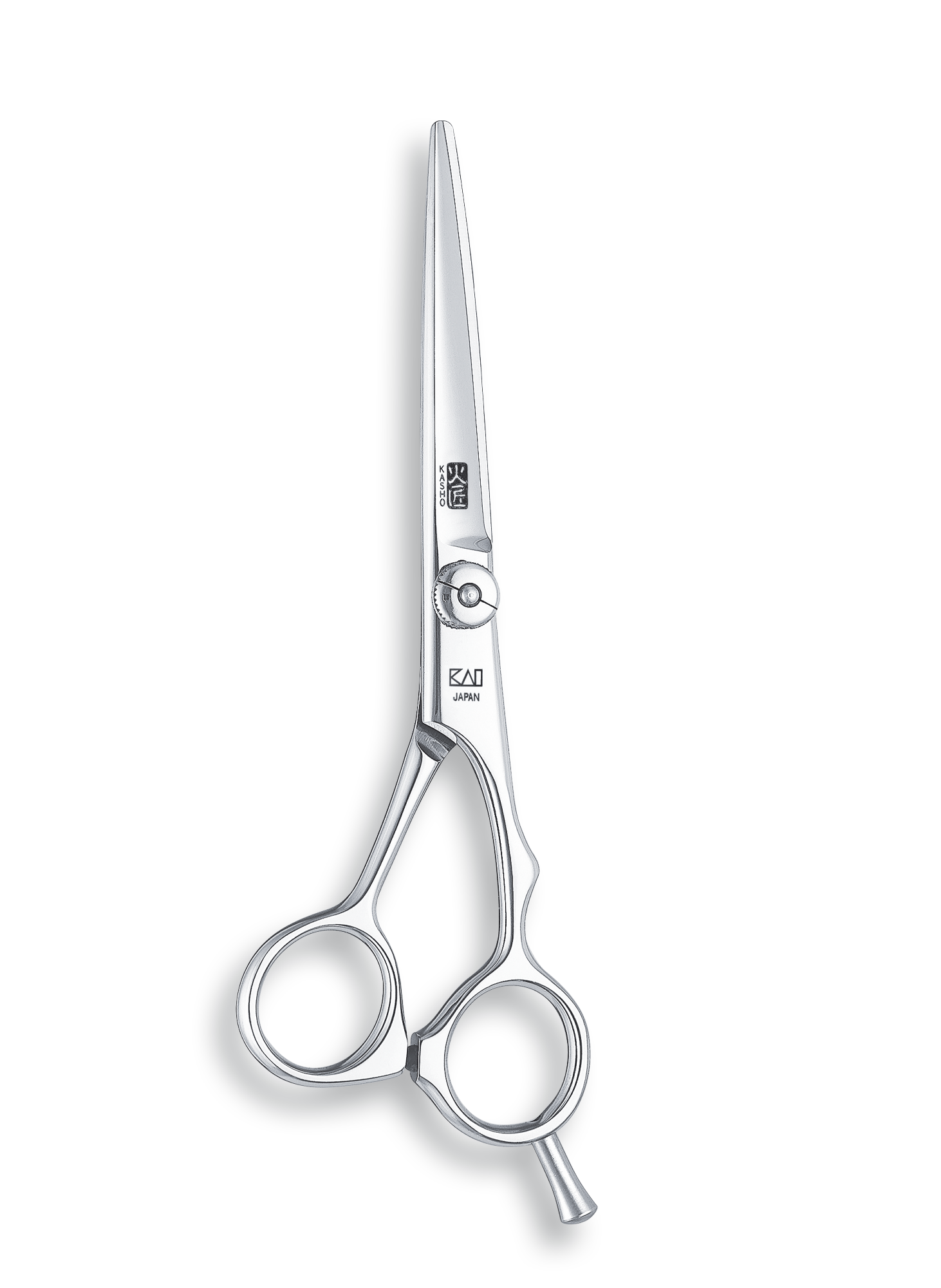 Kasho Japanese 6.0 in. Green Series Shear Premium Stainless Offset Barbershop & Salon Cutting Scissors - BarberSupplies Canada