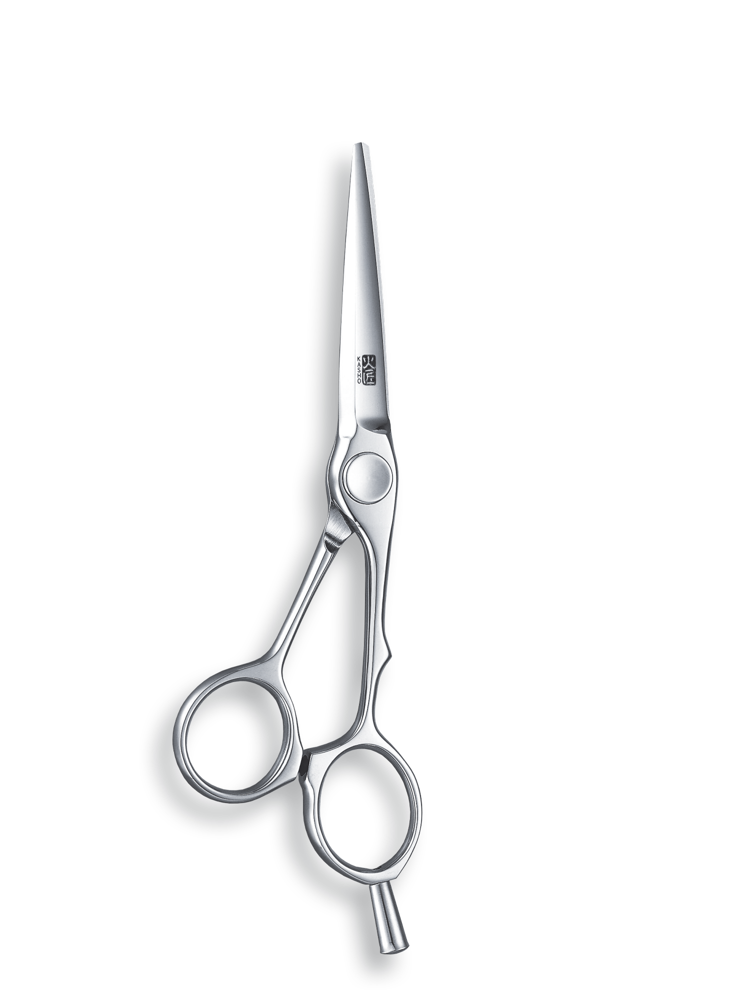 Kasho Japanese 5.5 in. Millennium Series Shear Premium Stainless Offset Barbershop & Salon Cutting Scissors - BarberSupplies Canada