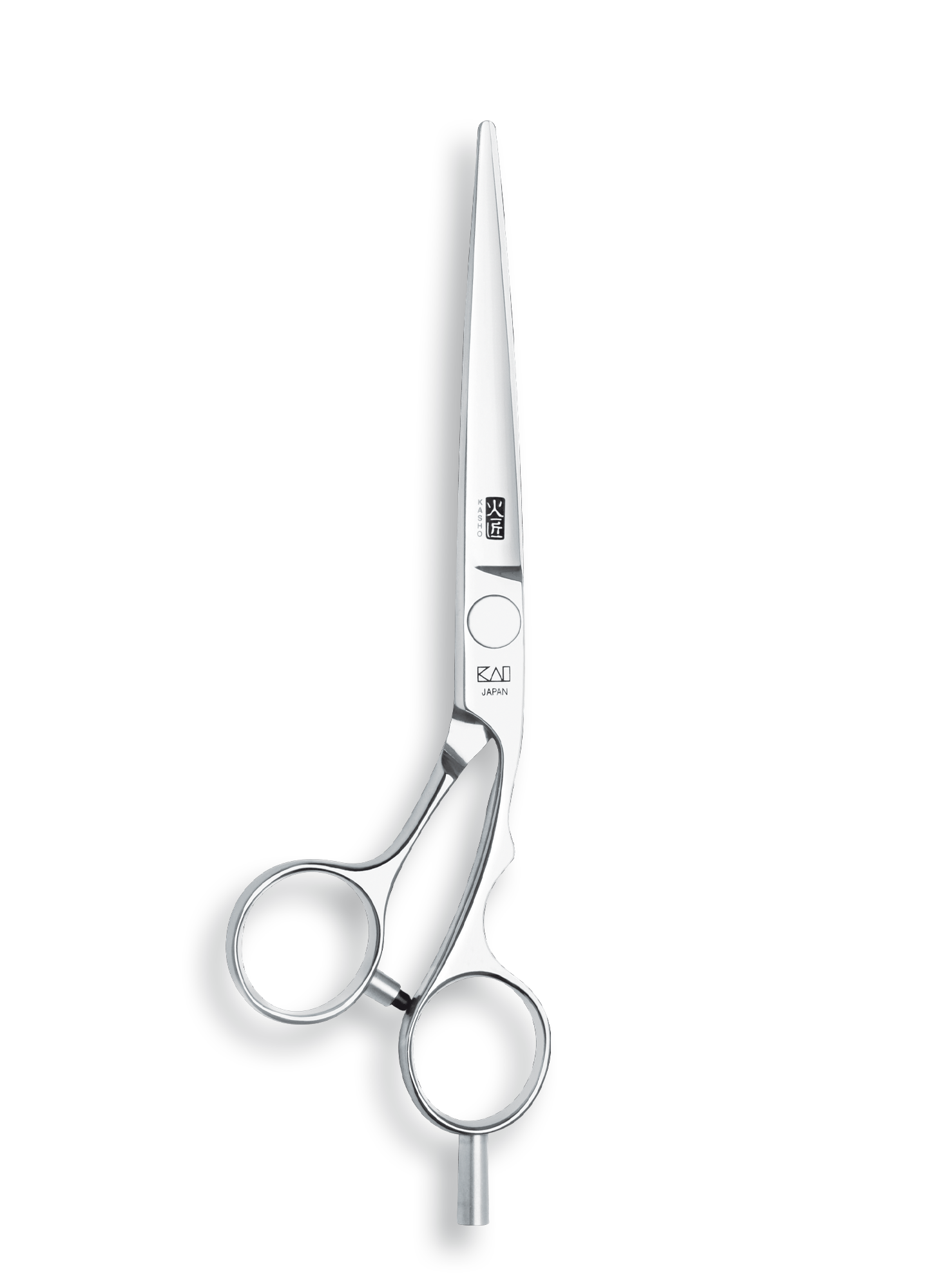 Kasho Japanese 6.0 in. Silver Series Shear Premium Stainless Offset Barbershop & Salon Cutting Scissors - BarberSupplies Canada
