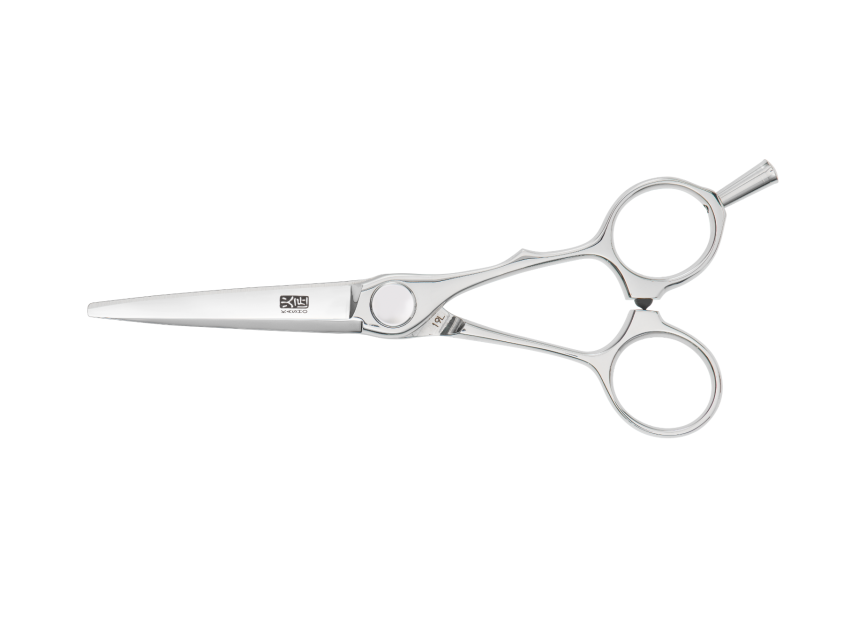 Kasho Japanese 5.3 in. Millennium Series Shear 5.3 in. Premium Stainless Straight Barbershop & Salon Cutting Scissors - BarberSupplies Canada