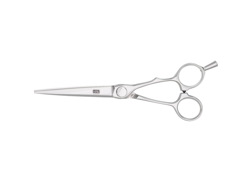 Kasho Japanese 6.2 in. Millennium Series Shear 6.2 in. Premium Stainless Straight Barbershop & Salon Cutting Scissors - BarberSupplies Canada
