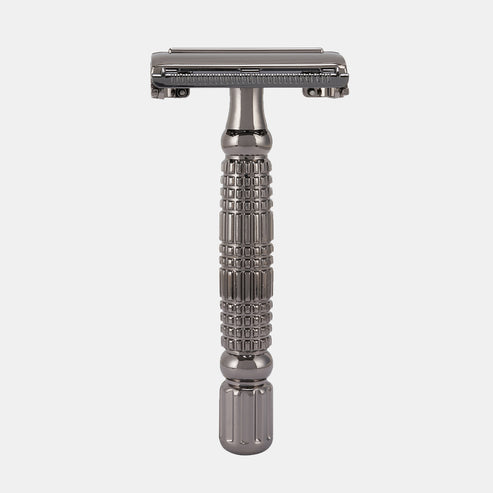 Rockwell Razors R1 Double Edge Razor - Gunmetal - BarberSupplies Canada
