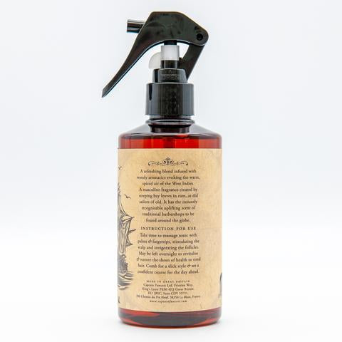 Captain Fawcett’s Bay Rum Hair Tonic (250ml/8.45fl.oz.) - BarberSupplies Canada