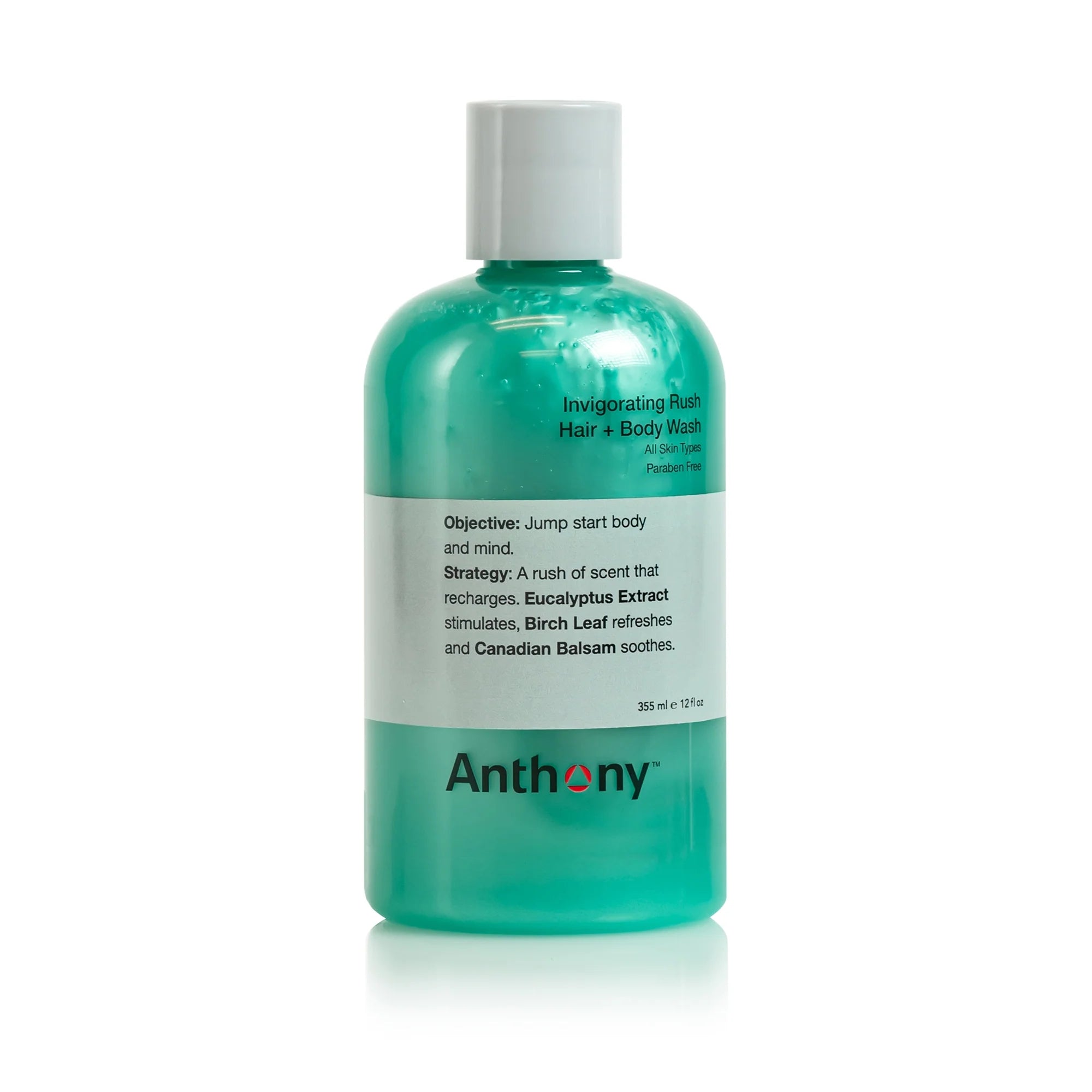 Anthony Invigorating Rush Hair & Body Wash 12 Oz / 355 Ml - BarberSupplies Canada