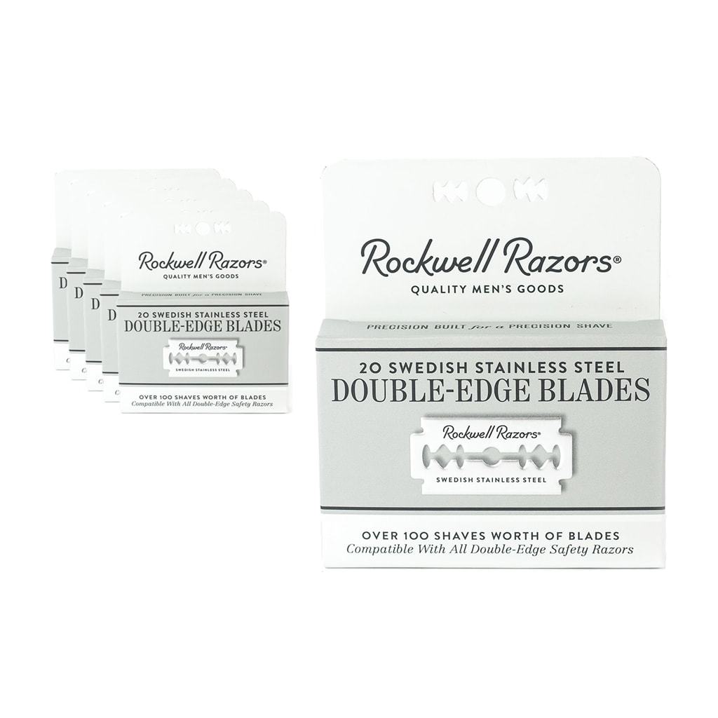 Rockwell Razor Blades - Package Of 20 Blades (Case pack of 6) - BarberSupplies Canada