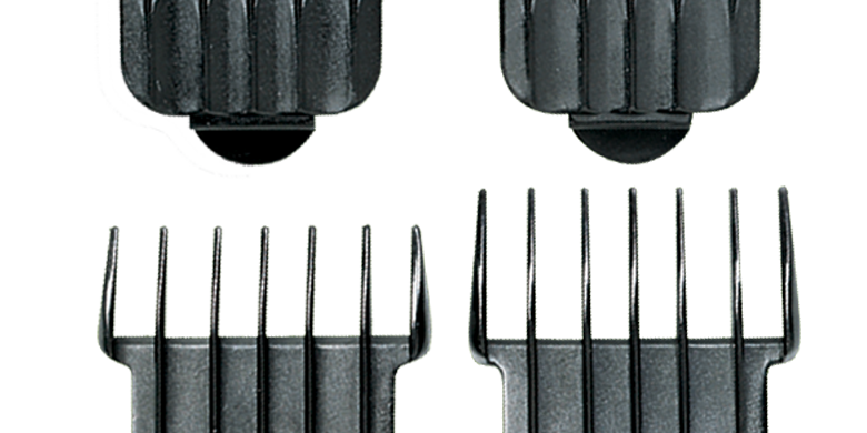 ANDIS T-Blades 4-Comb Set; Sizes 1/16, 1/8, 1/4, 3/8 - BarberSupplies Canada