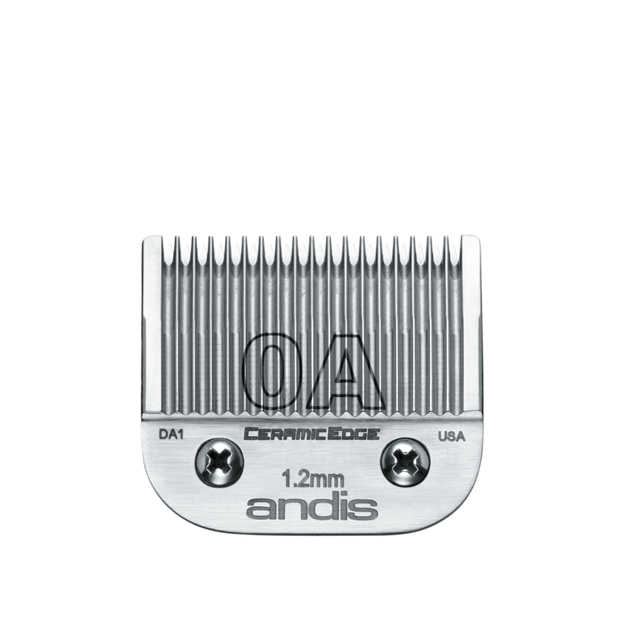 Andis Size 0A Blade, Ceramic Edge - Leaves Hair - 3/64 in. - 1.2 mm - BarberSupplies Canada