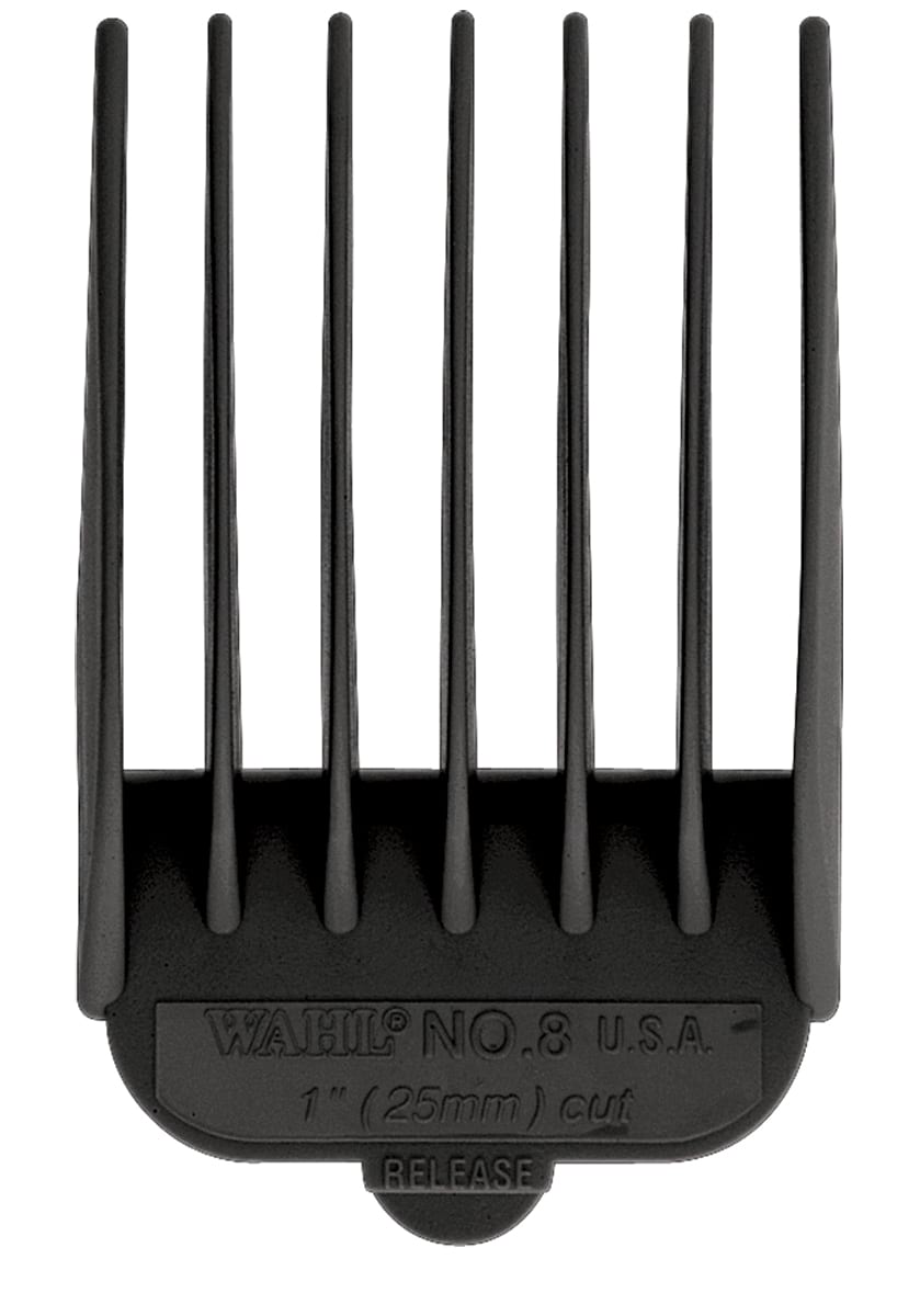 WAHL Individual Black Guide Comb No. 8 25MM - BarberSupplies Canada