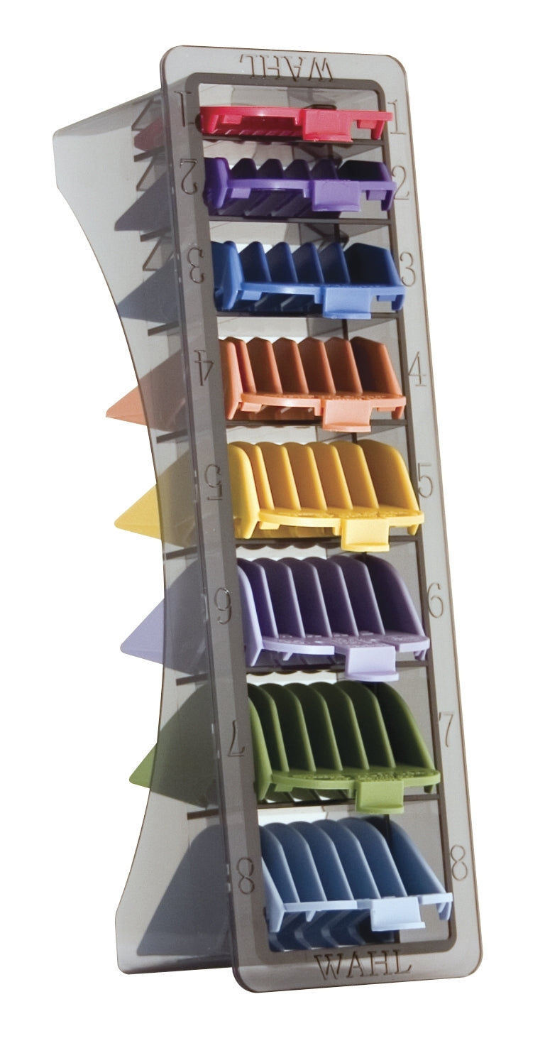 Wahl Guide Caddy No. 53152 With 8 Coloured Clipper Guides - BarberSupplies Canada