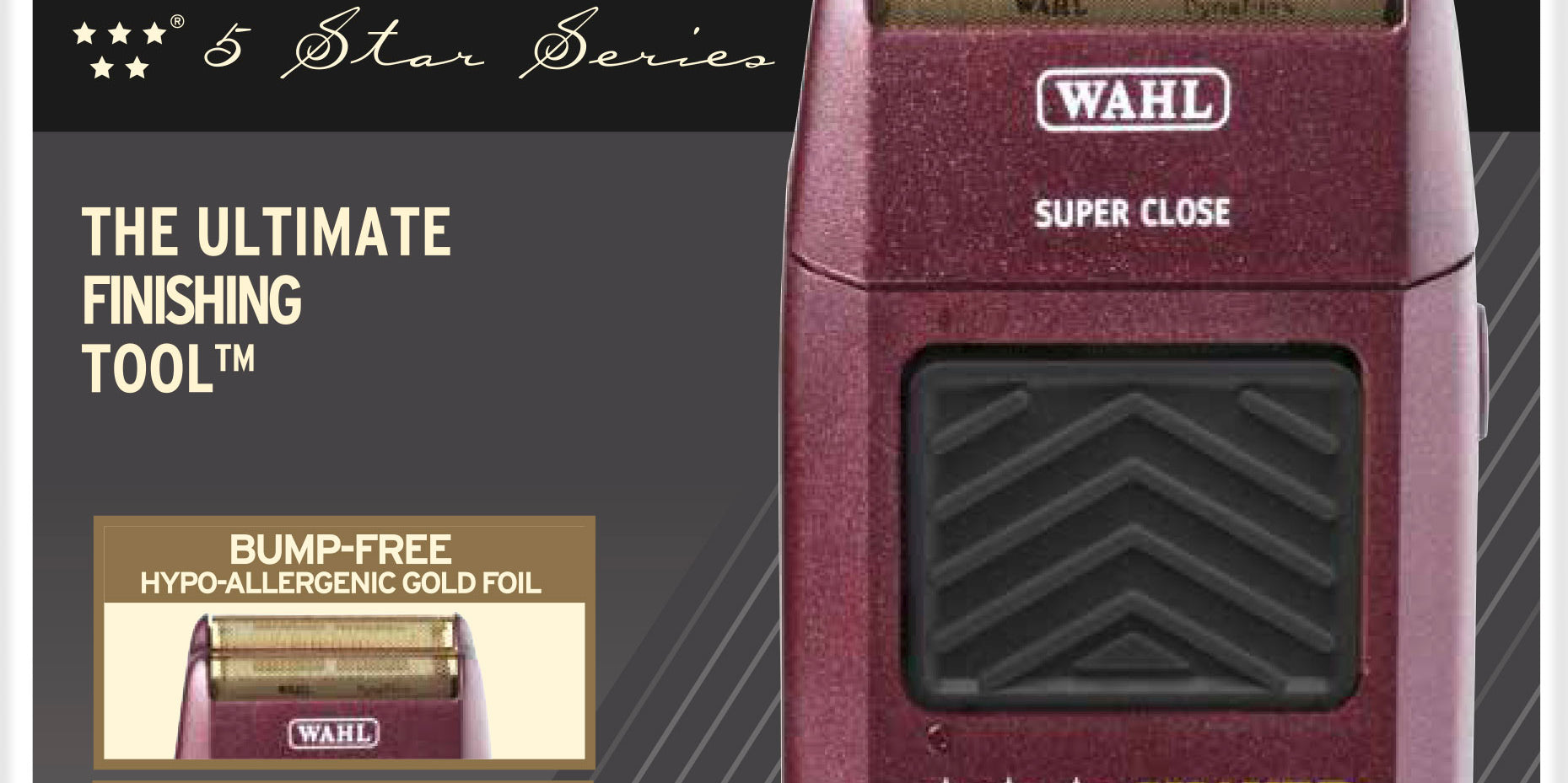 Wahl Professional 5-Star Series Rechargeable Shaver/Shaper - BarberSupplies Canada