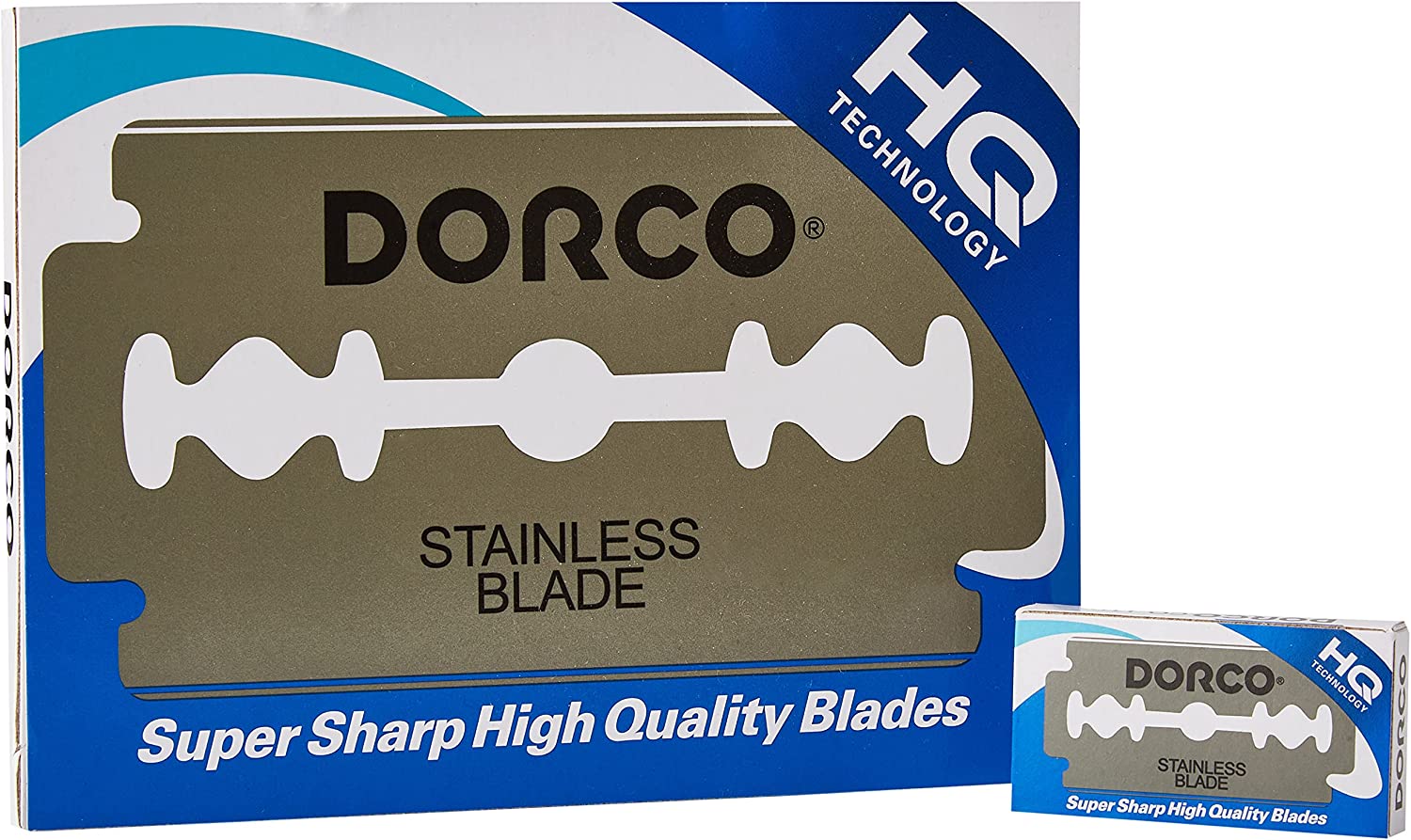 Dorco Double Edge Razor Blade 100ct Blue - BarberSupplies Canada