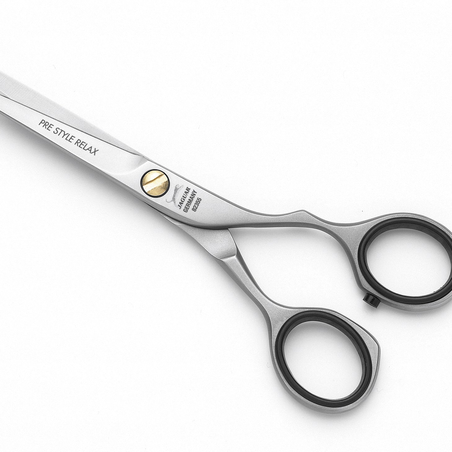 Jaguar German 6.0 Relax 6.0 in. Stainless Offset Barbershop & Salon Shears Steel Cutting Scissors - BarberSupplies Canada