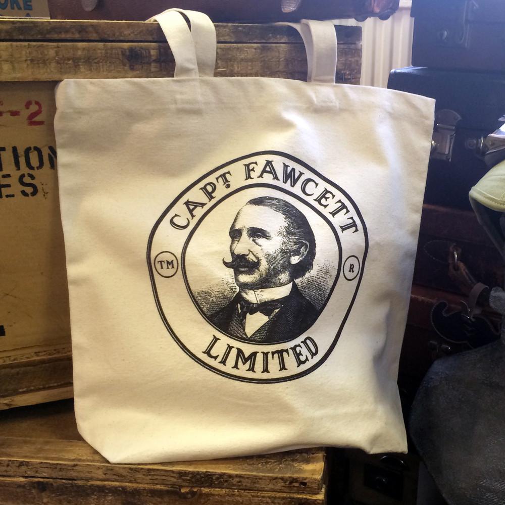 Captain Fawcett's Hand-Crafted Tote Bag (Cotton) - BarberSupplies Canada
