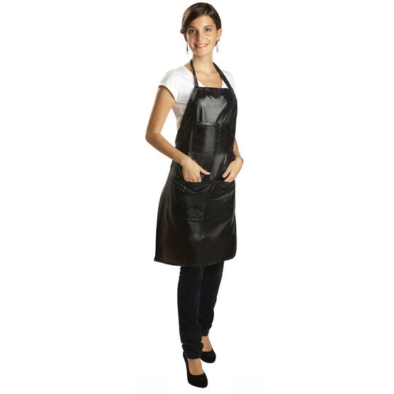 Babyliss Pro all-purpose waterproof apron Black. - BarberSupplies Canada