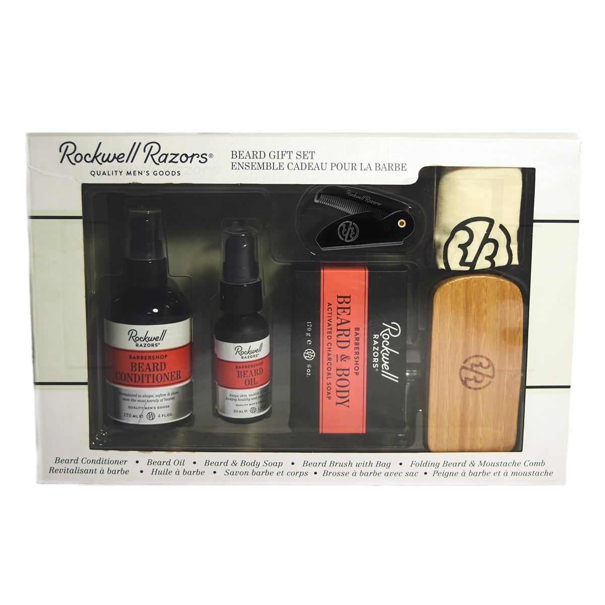 Rockwell Beard Grooming Gift Set - BarberSupplies Canada