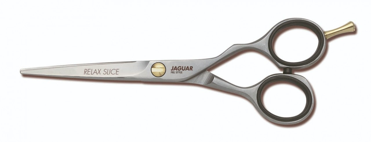 Jaguar German 6 in. Relax Stainless Offset Barbershop & Salon Shears Steel Cutting Scissors - BarberSupplies Canada