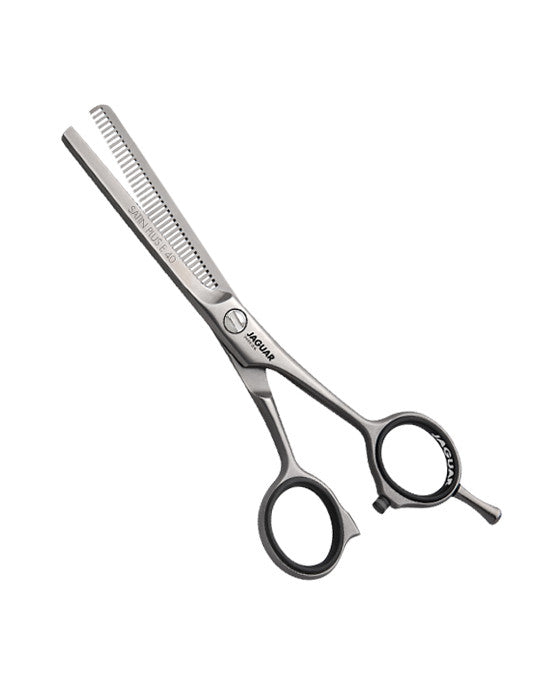 Jaguar German 5.25 in. Thinning Barbershop & Salon Shears (40 teeth) Stainless Steel Texturizing Scissors - BarberSupplies Canada