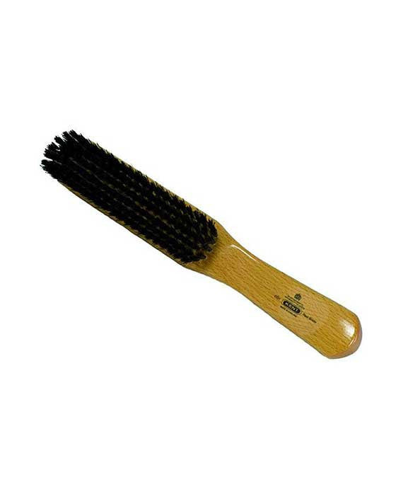Kent K-CG1 Clothes Brush w/ Cherrywood Handle & Pure Black Bristle - BarberSupplies Canada