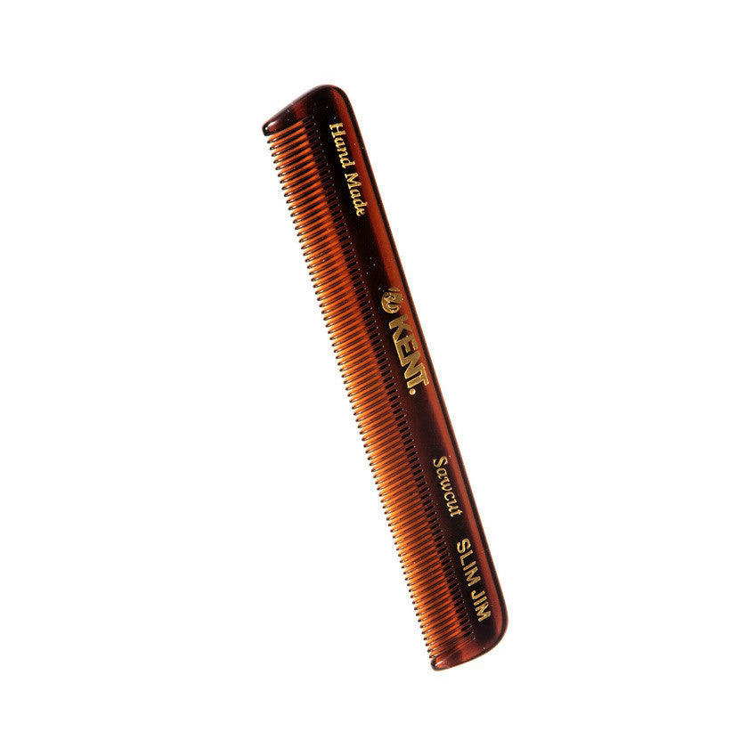 K-SLIMJIM Kent Comb, Pocket Comb, Fine (117mm/4.6in) - BarberSupplies Canada