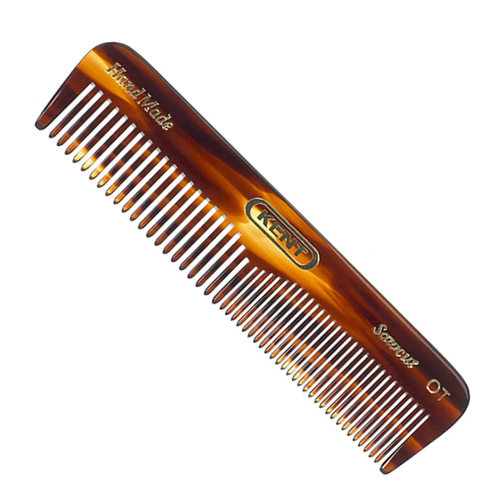 K-OT Kent Comb, Pocket Comb, Coarse/Fine (110mm/4.3in) - BarberSupplies Canada