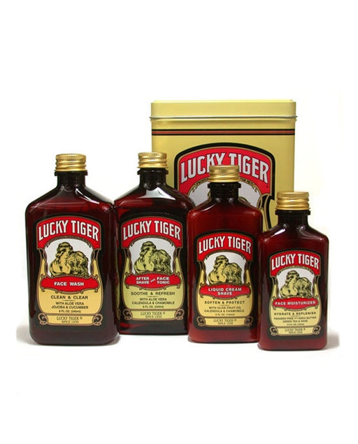 Lucky Tiger Essential Grooming Kit (4 Pieces)