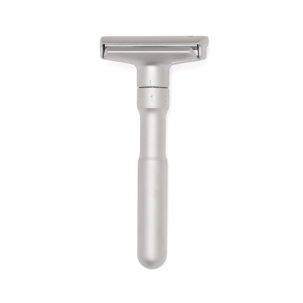 Merkur Futur Adjustable Double Edge Safety Razor with Snap Closure, Matte - BarberSupplies Canada
