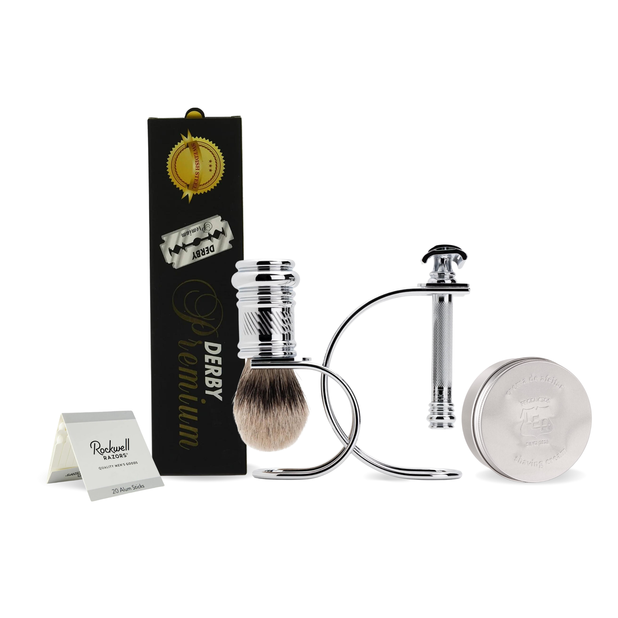 MK-CHROMSET2 Merkur 5PC Chrome Set - BarberSupplies Canada