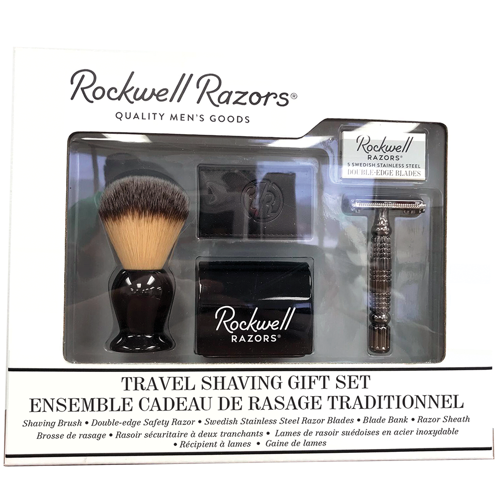 Rockwell Razors Travel Shaving Gift Set - BarberSupplies Canada