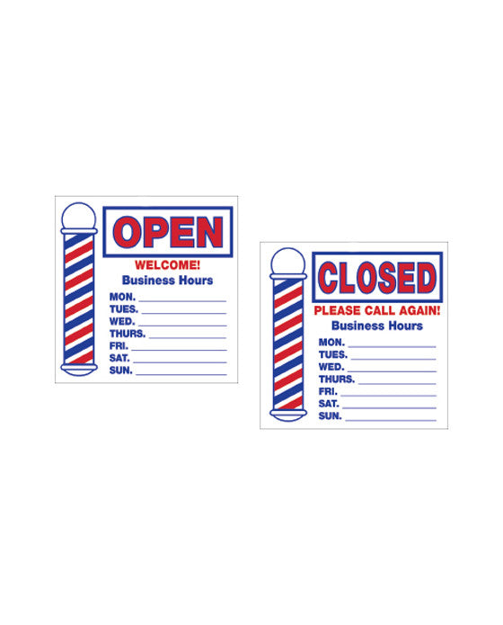 Barber Supplies Co. Vintage Open / Closed Sign - BarberSupplies Canada