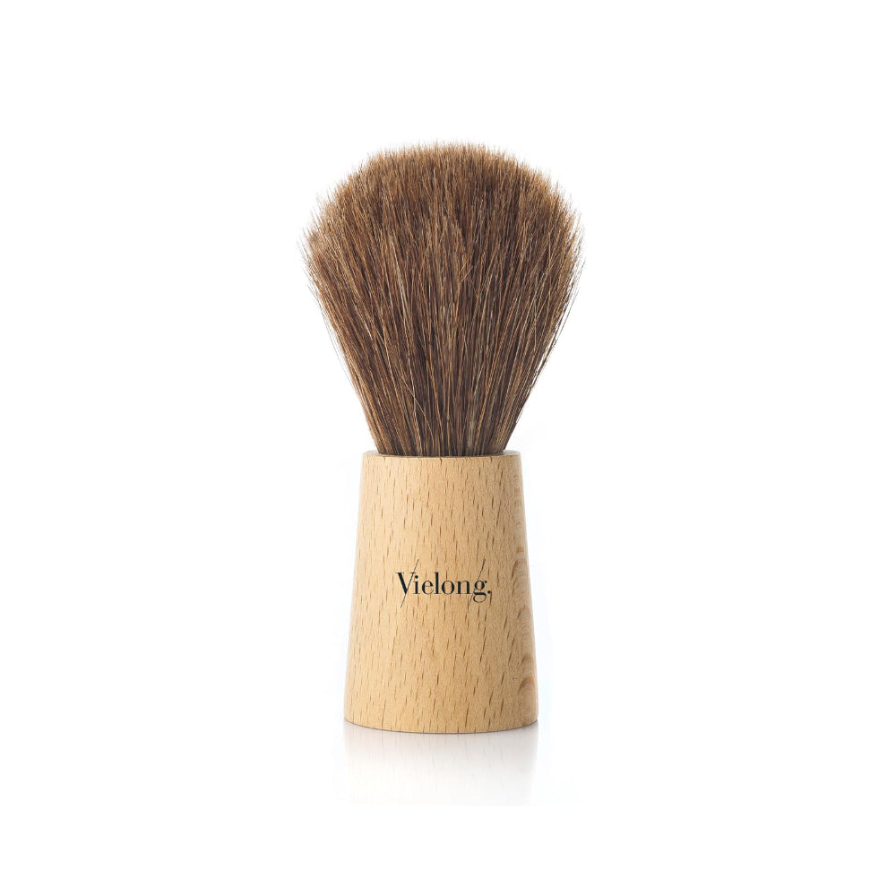 Vie-Long Nordik Shaving Brush, Brown Horse - BarberSupplies Canada