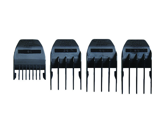 Wahl Set of 4 Black Peanut Guides (No. 1-4) - BarberSupplies Canada