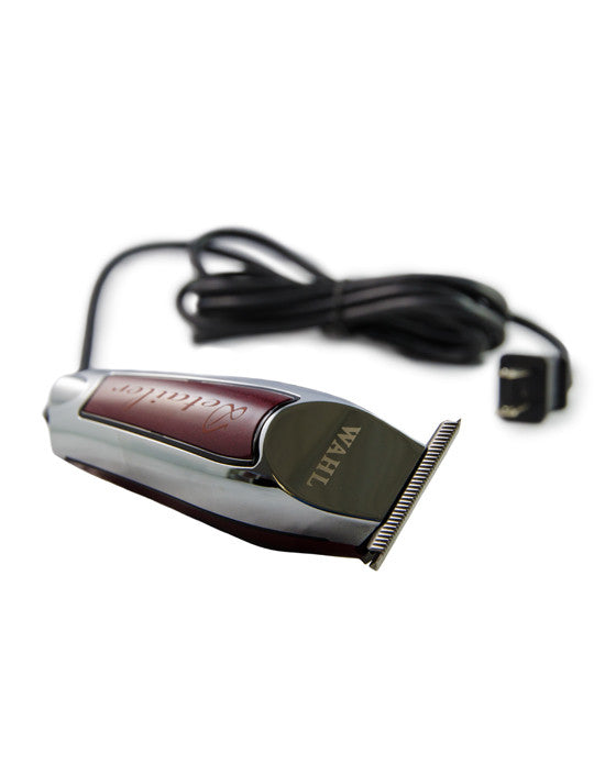 Are you looking for a lightweight, high precision detailer trimmer? Look no further, than the Wahl 5 Star. It is a corded operation with a powerful rotary motor trimmer and an adjustable T-wide blade. The extra-wide precision close-cutting blade is 1/4" wider and is fixed at "zero overlap" for the closest trim. Includes 3 T-shaped guides - 1/16" to 1/4". Kit Includes: Professional Trimmer 3 Trimming Guides (1/6" - 3/16" ) Oil Cleaning Brush Operating Instructions Red Blade Guard