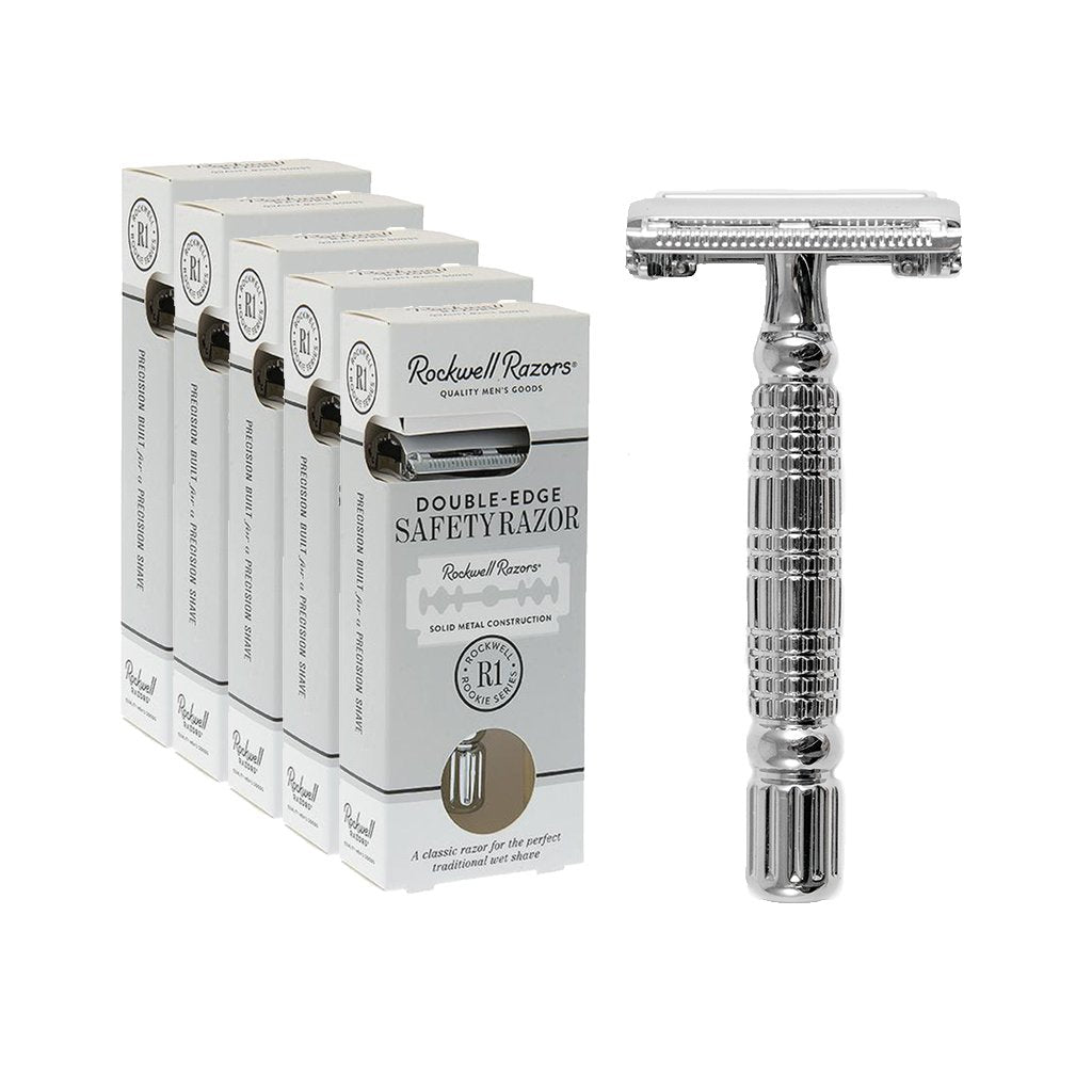 Rockwell Razors R1 Double Edge Razor (Case Pack of 6) - BarberSupplies Canada