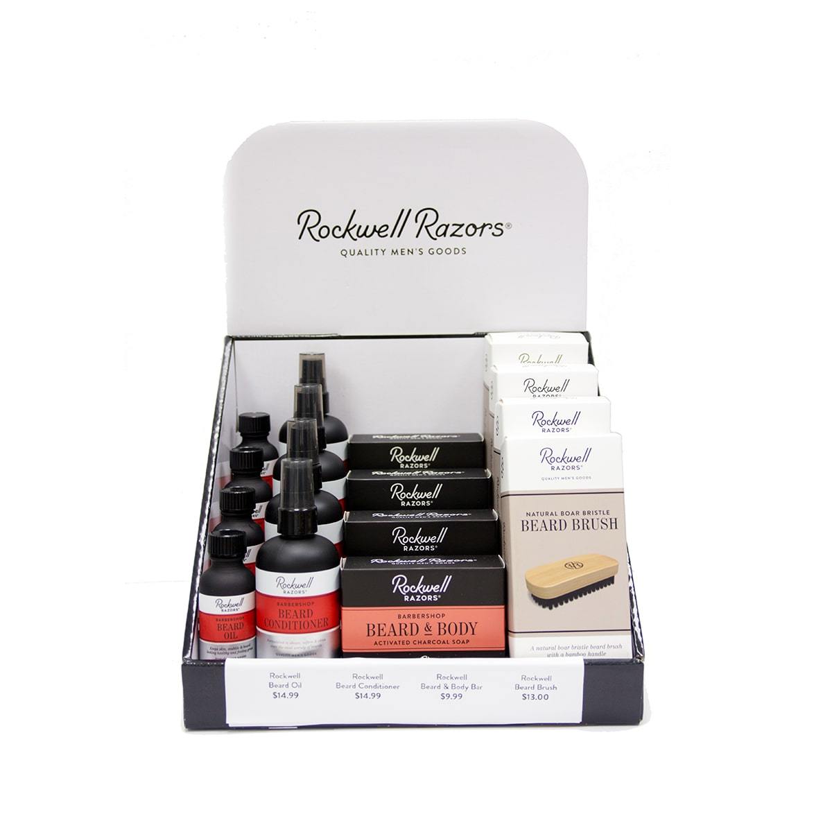 Rockwell Beard Collection Retail Display Bundle for Sport Clips - BarberSupplies Canada