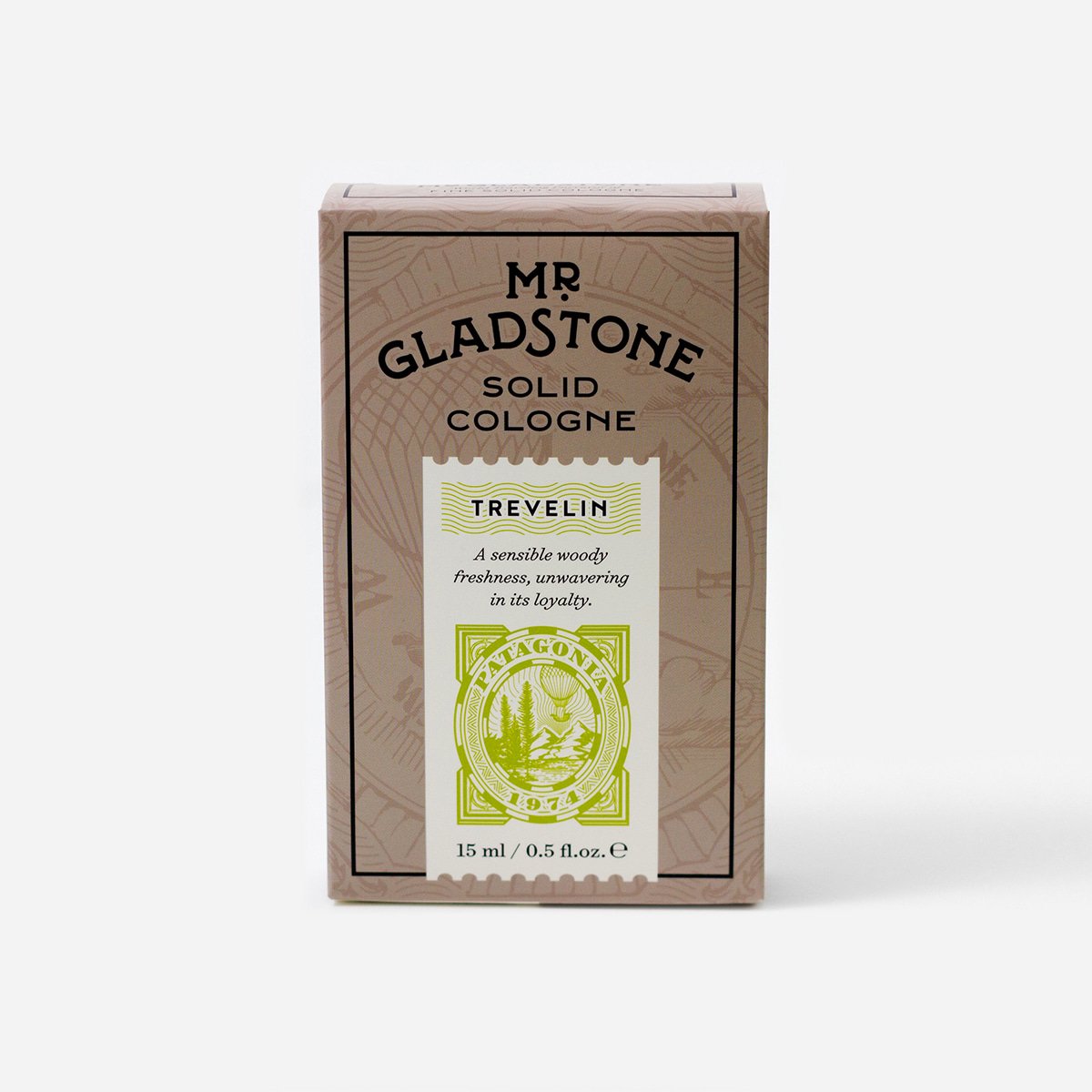 Mr. Gladstone Trevelin Solid Cologne - Fine Fragrance Reminiscent of 1974 Patagonia - BarberSupplies Canada