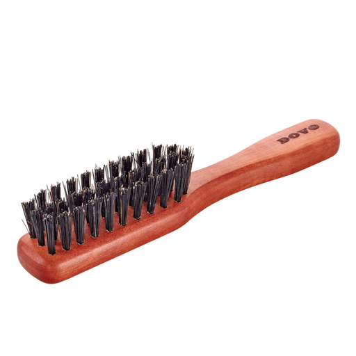 DV-31061 Beard Brush with Handle, Beard brushes, pear wood and boar bristles