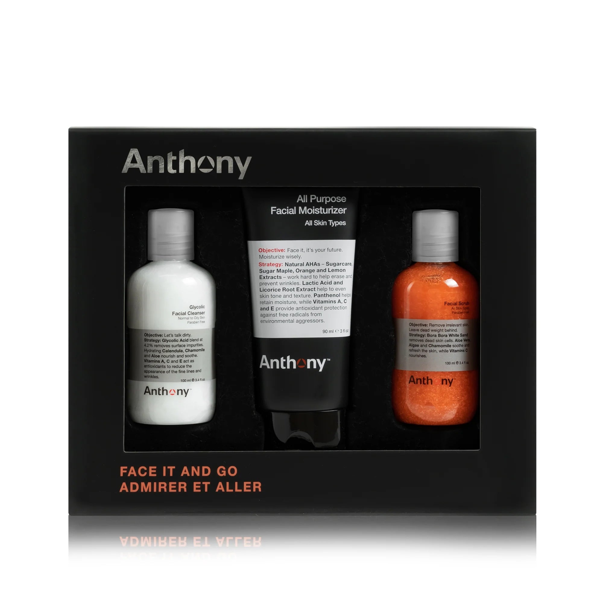 Anthony All Purpose Facial Moisturizer All Skin Types 3 Oz retailer Pack of 3