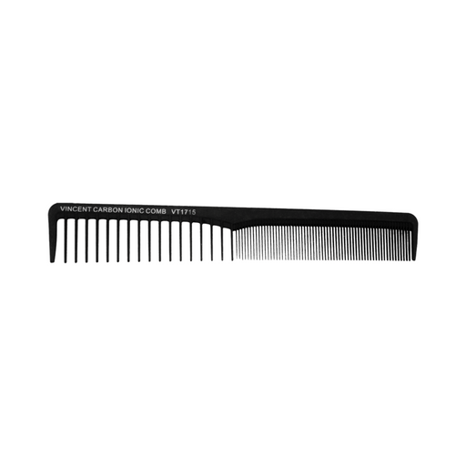 Carbon All-Purpose Styling Comb Fine Extra Wide - 7.25 in.