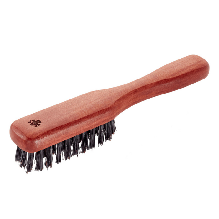 DV-31061 Brosse à barbe avec manche, brosses à barbe, bois de poirier et poils de sanglier